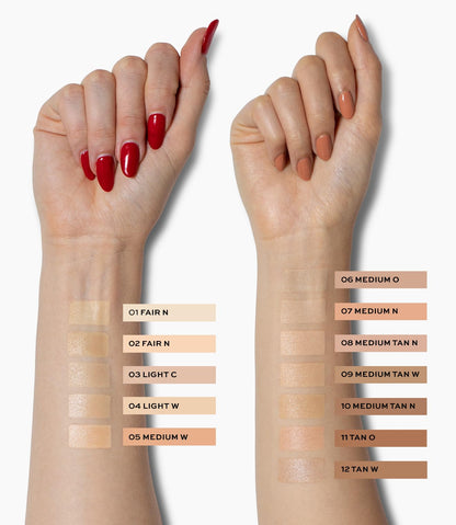 MAKE Beauty Skin Mimetic Concealer – Buildable Medium Coverage in Tan Olive