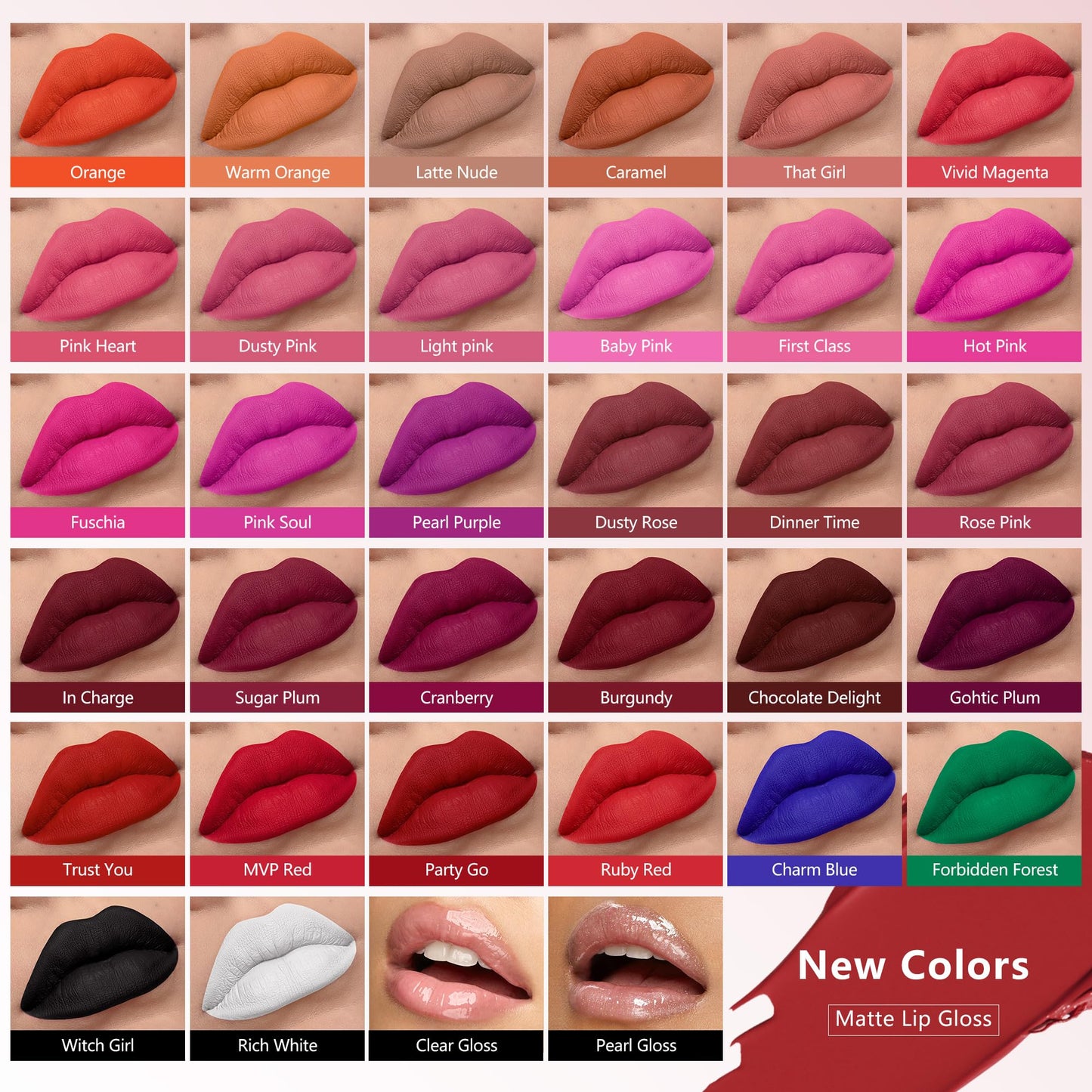 MAKI YIKA 3Pcs Matte Lipstick Set — Long-Lasting, Transfer-Proof (Red, Nude, Dark Red)