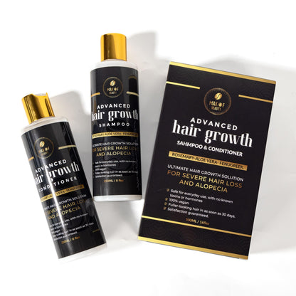 MAKOF BEAUTY Rosemary Hair Growth Shampoo & Conditioner Set | Strengthens, Thickens & Nourishes