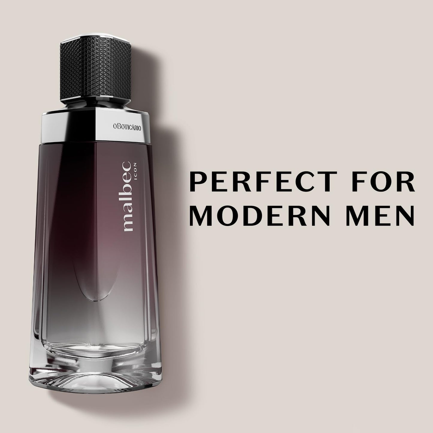 Malbec Icon Eau de Toilette for Men | Woody Chypre Fragrance by O Boticário, 3.4 oz