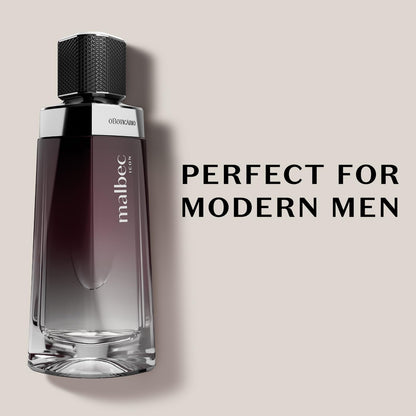 Malbec Icon Eau de Toilette for Men | Woody Chypre Fragrance by O Boticário, 3.4 oz