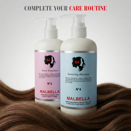 MALBELLA Professional Hair Shampoo – Sulfate-Free Hydration with Wheat Protein, Coconut Oil & Argania Kernel Oil