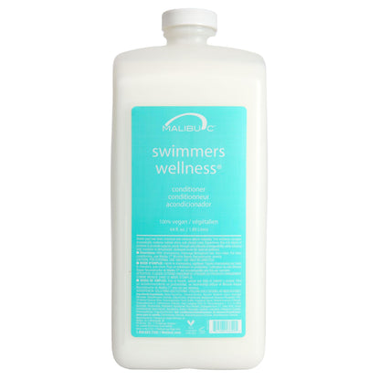 Malibu C Swimmers Wellness Conditioner – Moisturizing Swim Hair Care (64oz)