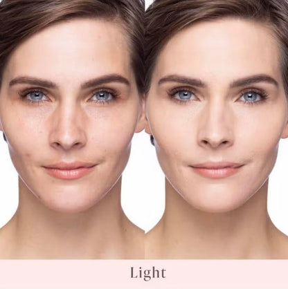 Mally Plush Pen Brightening Foundation – Buildable, Lightweight Coverage (Shade Light, 0.7 oz)