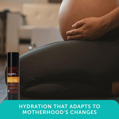 Mambino Organics Oh Baby Belly Oil – Organic Pregnancy & Postpartum Hydration (4 oz x 2)