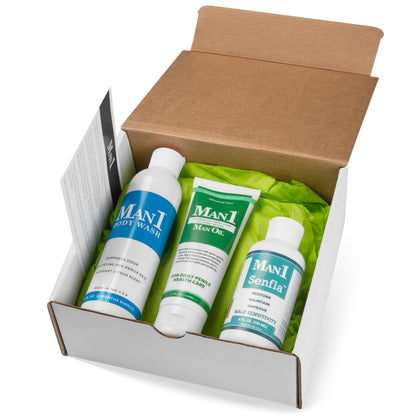 Man1 Man Oil Collection — Premium Penile Care Gift Set (3 Products)