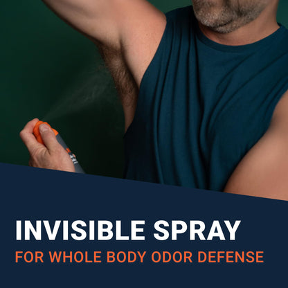 Mando Whole Body Deodorant Spray for Men – Cedar Grove – 72 Hr Odor Control (2-Pack)