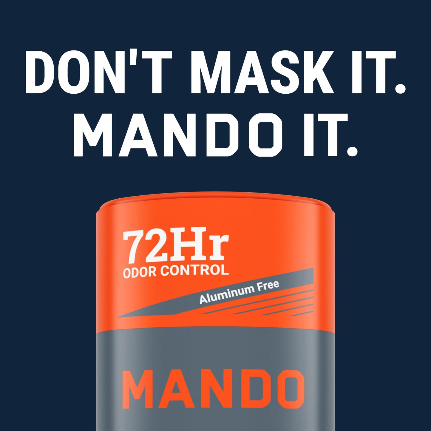 Mando Whole Body 3-Piece System — Aluminum- and Baking Soda-Free Odor Control (Mt Fuji) – 2.6 oz Stick, 3.6 oz Spray, 15 Wipes