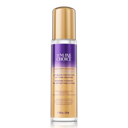 The Mane Choice Ancient Egyptian Antidote Ultimate Definition Setting Mousse – Curl Definition, Volume & Heat Protection