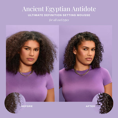 The Mane Choice Ancient Egyptian Antidote Ultimate Definition Setting Mousse – Curl Definition, Volume & Heat Protection