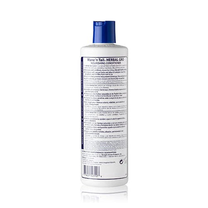 Mane 'n Tail Herbal Gro Shampoo + Conditioner – Olive Oil Complex for Stronger, Nourished Hair (12 oz Each)