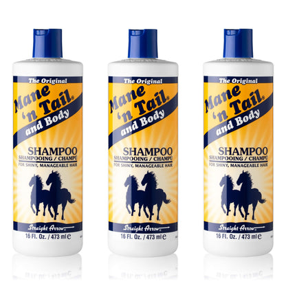 Mane 'n Tail Original Formula Shampoo – Thicker, Fuller Hair (16 oz, 3-Pack)