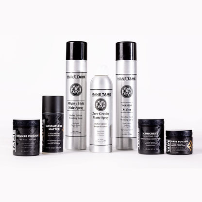 MANE TAME Session Styler Hair Spray for Men 10oz | Flexible Hold, Volume Protection, Working Spray