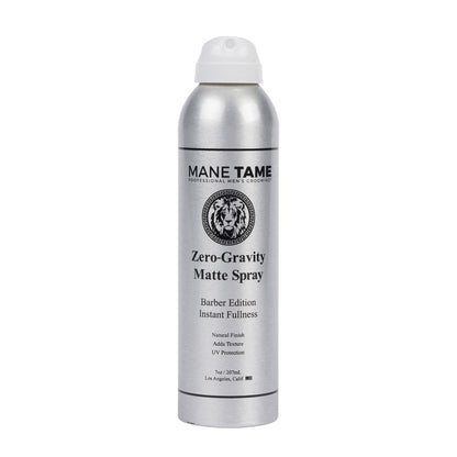 MANE TAME Zero-Gravity 7oz Matte Finish Spray – Instant Fullness, Volume, Texture & UV Protection