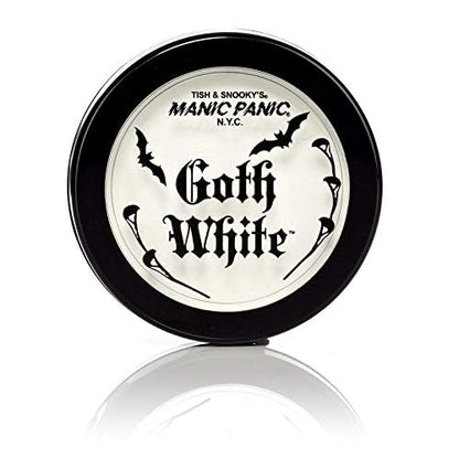 MANIC PANIC Goth White Cream to Powder Foundation – Full Coverage Matte, Vegan & Cruelty-Free