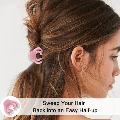 MAORULU Hair Clips for Women & Kids – Mini 1.5 Inch Claw Clips, 5 Colors, Pack of 10