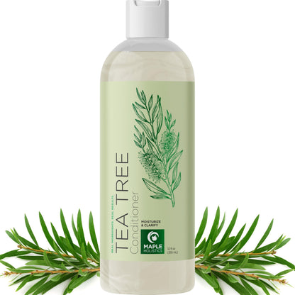 Maple Holistics Tea Tree Conditioner for Dry Hair — Sulfate-Free Nourishing Formula