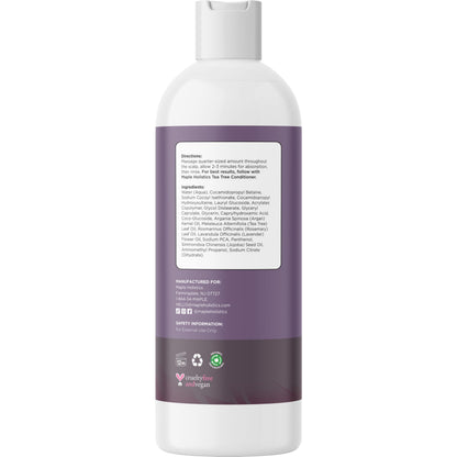 Maple Holistics Tea Tree Shampoo for Oily Hair - Clarifying, Sulfate & Paraben Free