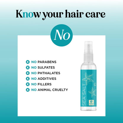 Maple Holistics Volumizing Sea Salt Spray – Beach Waves & Texture Booster