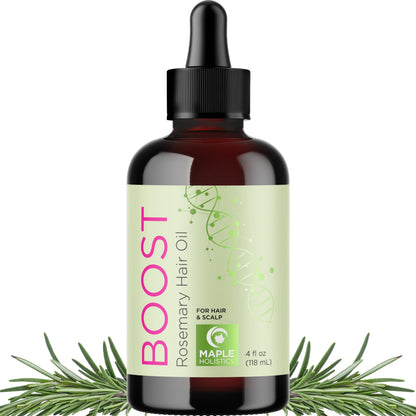 Maple Holistics Volumizing Rosemary Hair Oil Serum – Lightweight Scalp & Hair Moisturizer