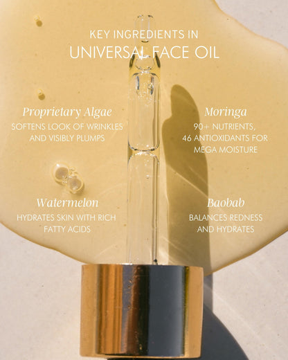 MARA Universal Hydrating Face Oil – Algae + Moringa for Glow & Firmness
