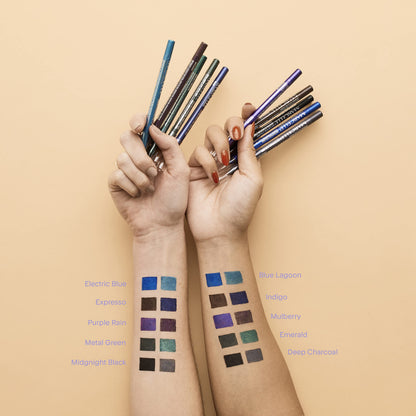 Marcelle Waterproof Eyeliner Deep Charcoal – Creamy, Long-Lasting, Fragrance-Free, Hypoallergenic