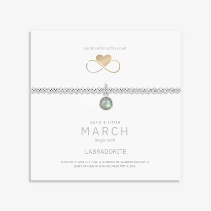 Labradorite March Birthstone Bracelet