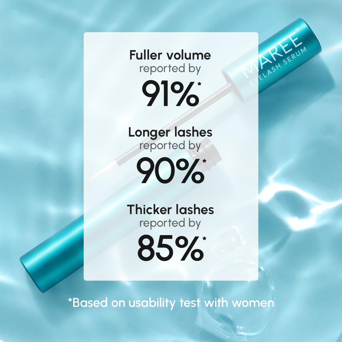 MAREE Eyelash Serum for Lashes & Brows – Prostaglandin-Free Growth, Rapid Lash & Brow Boost