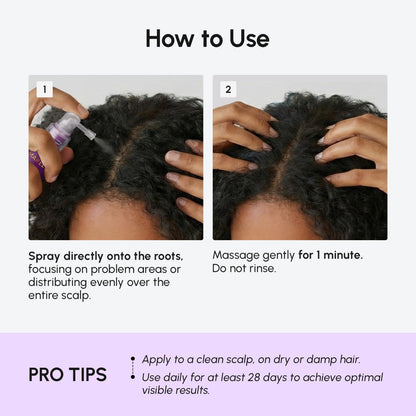 MAREE Hair Growth Spray – Caffeine, Rosemary & Castor Oil for Fuller-Looking Hair