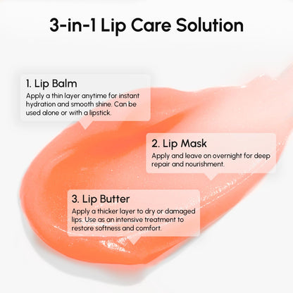 MAREE Lip Mask Overnight – Deep Hydration for Very Dry Lips | Hyaluronic Acid & Collagen