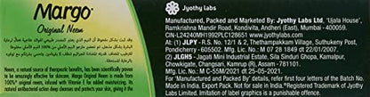 Margo Original Neem Soap – Antibacterial Formula with Neem Oil & Vitamin E – 10 Pack (100 g x 10)