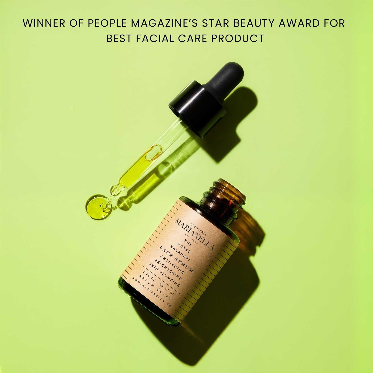 Marianella Anti-Aging Royal Kalahari Serum – Hyaluronic Acid, Vitamin C & Melon Oil | Face & Eye Serum