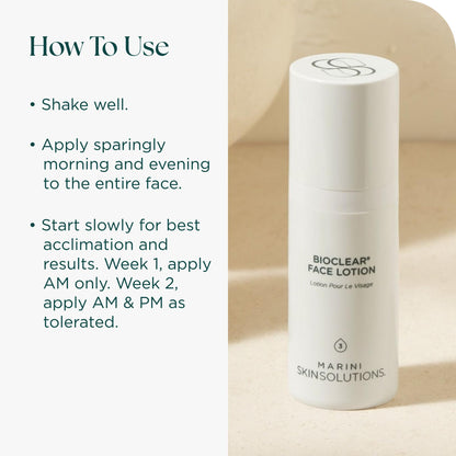 Marini SkinSolutions Bioclear Face Lotion — Triple-Acid Resurfacing for Smoother, Clearer Skin