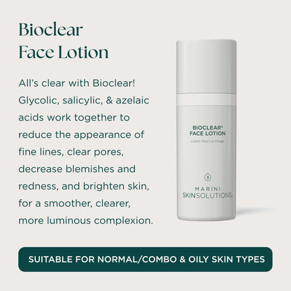 Marini SkinSolutions Bioclear Face Lotion — Triple-Acid Resurfacing for Smoother, Clearer Skin