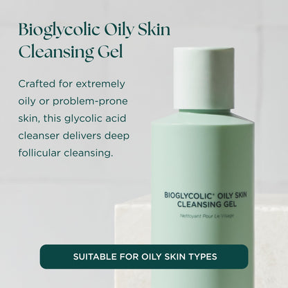 Marini SkinSolutions Bioglycolic Cleansing Gel for Oily Skin | Glycolic Acid Cleanser | Made in USA