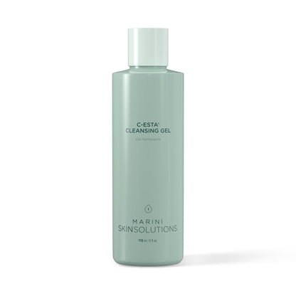 Marini SkinSolutions C-ESTA Vitamin C Cleansing Gel with DMAE – Mild, Cruelty-Free Facial Cleanser – Made in USA – 6 fl oz