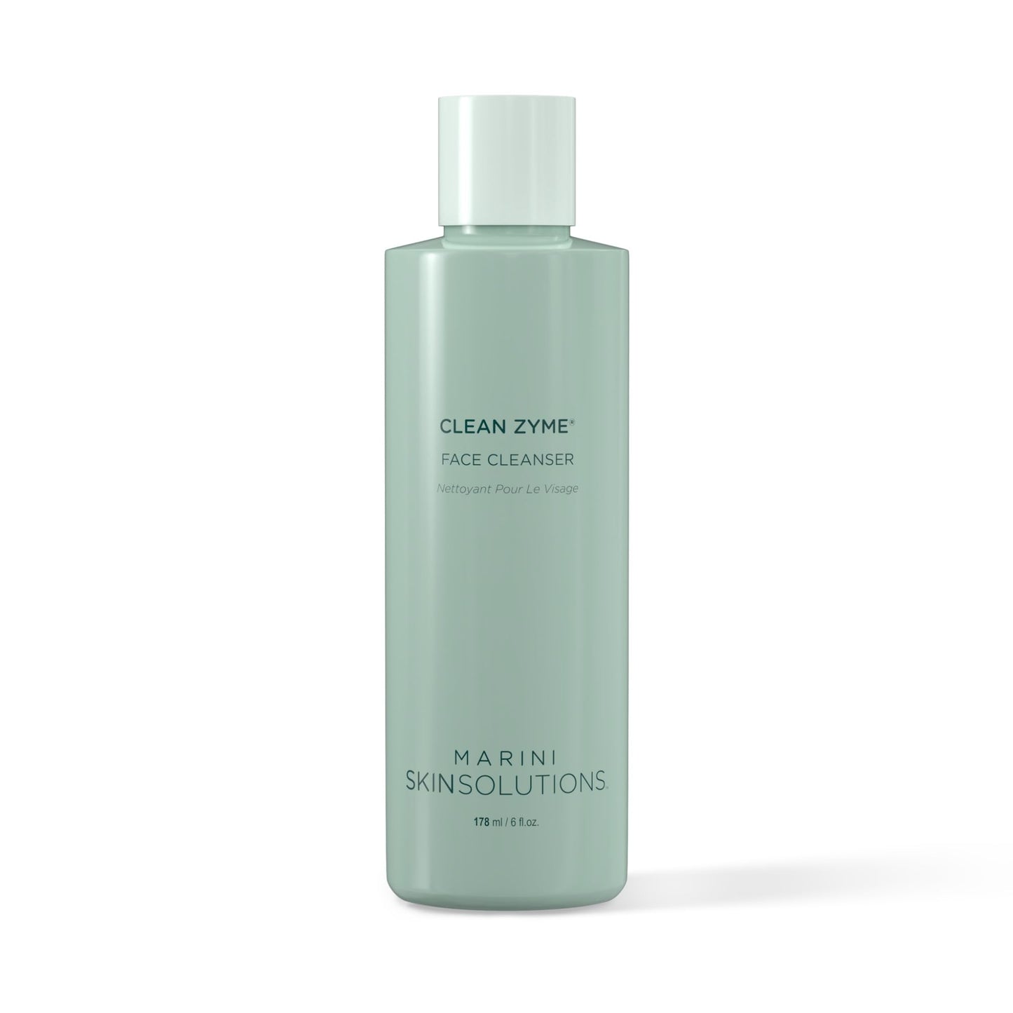 Marini SkinSolutions Clean Zyme - Exfoliating Papain Face Cleanser, Cruelty-Free, USA Made (6 fl oz)