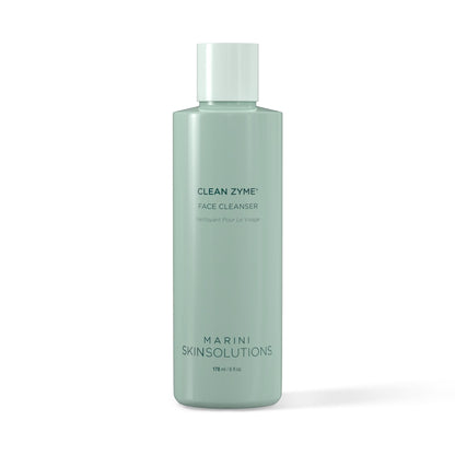 Marini SkinSolutions Clean Zyme - Exfoliating Papain Face Cleanser, Cruelty-Free, USA Made (6 fl oz)