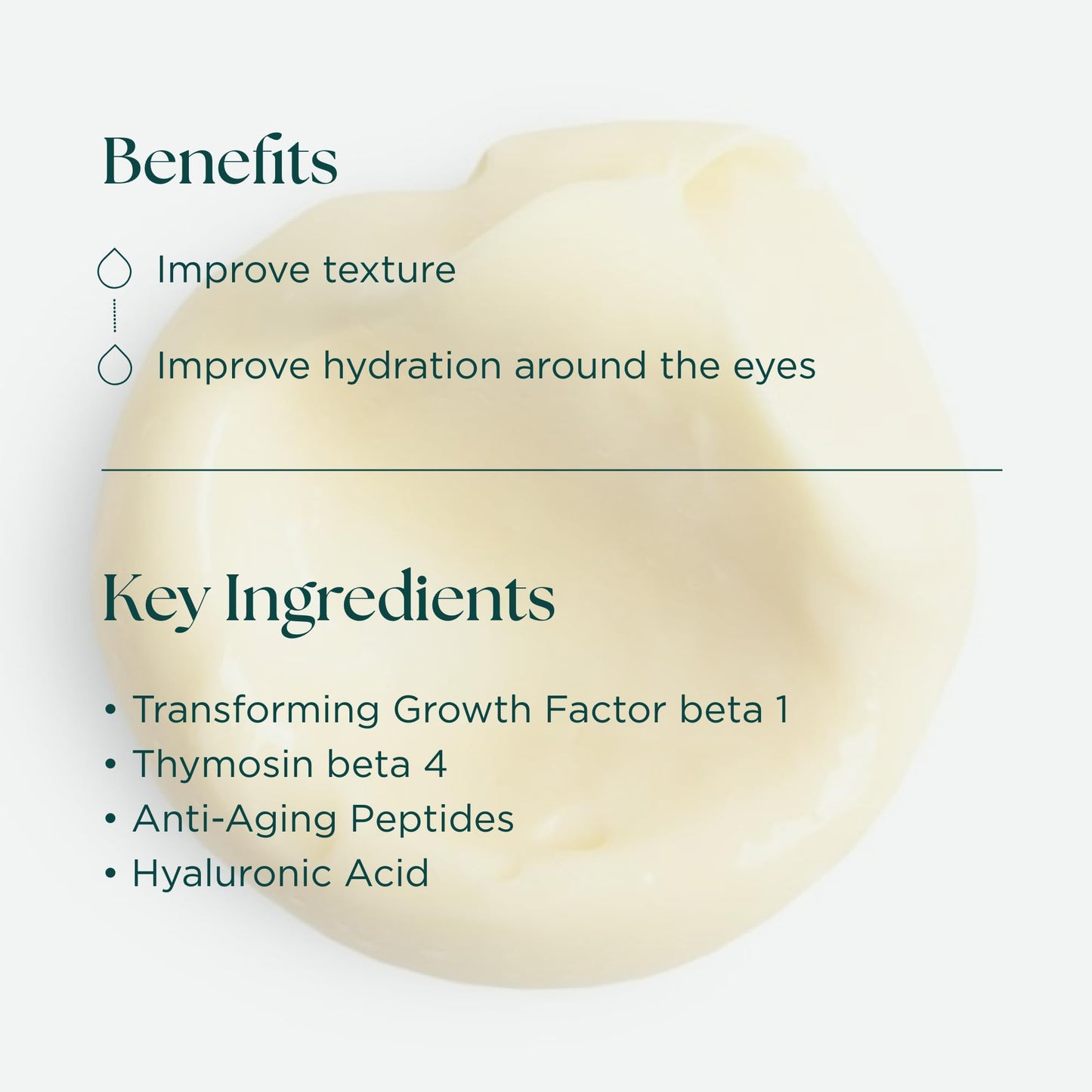 Marini SkinSolutions Transformation Eye Cream – Anti-Aging Peptides & Hyaluronic Acid (0.5 oz)