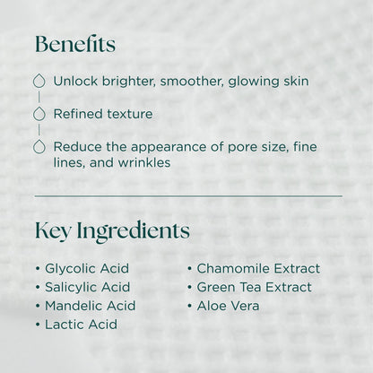 Marini SkinSolutions ResurFace Peel Pads – Glycolic, Salicylic, Mandelic & Lactic Acid