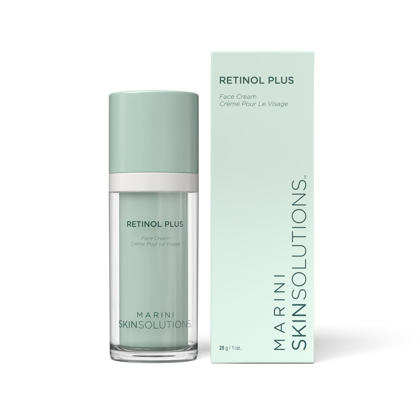 Marini SkinSolutions Retinol Plus – Anti-Aging Cream with Peptides, Antioxidants & Hyaluronic Acid (USA Made)