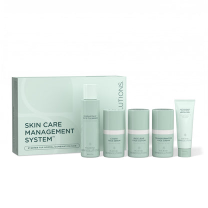 Marini SkinSolutions Travel Size Starter System for Normal to Combination Skin | SPF 33 Protectant, Cruelty Free, Made in USA