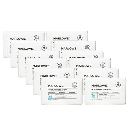 MARLOWE No. 105 Bar Soap for Men 7 oz – Moisturizing & Nourishing Sage & Fir Scent