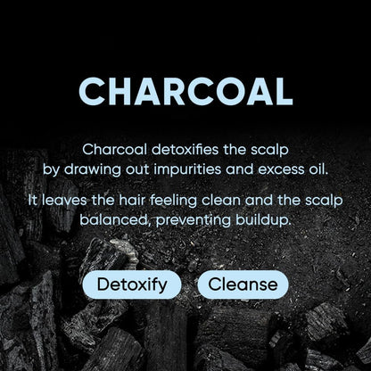 MARS MADE Charcoal Shampoo Bar 2.0 – Hydrating, Purifying Solid Shampoo (120g)