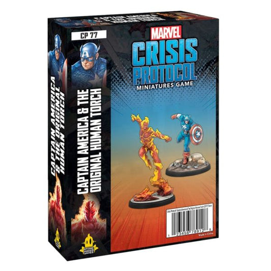 Marvel Crisis Protocol: Captain America and the Original Human Torch