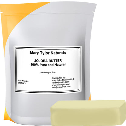 Mary Tylor Naturals Jojoba Butter (8 oz) – 100% Pure, Unrefined, Premium Grade