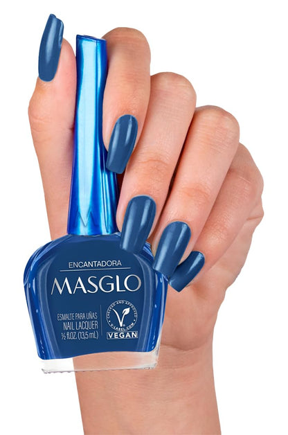MASGLO Gel Evolution – Set of 3 Nail Polishes (No Lamp Needed) | Fast-Drying, 12-Day Wear, 14-Free, Vegan