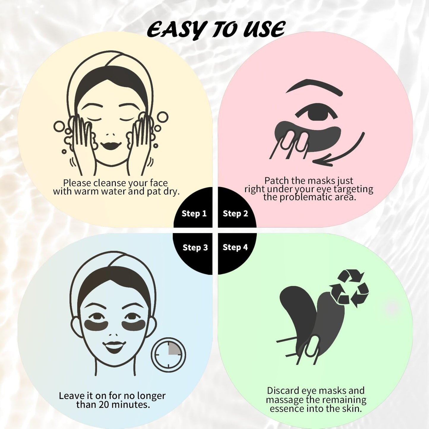 Maskiss Retinol Under Eye Patches (24 Pairs) – Firming, Hydration & Brightening