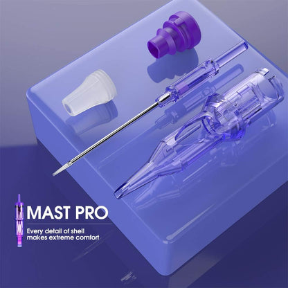 MAST TATTOO Mast Pro Cartridges 20Pcs – Bugpin Flat 5F 0.3mm