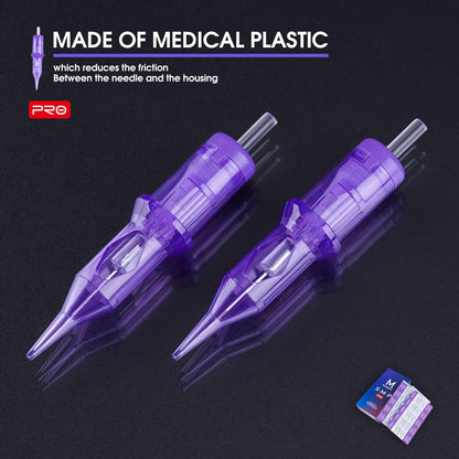 Mast Pro 1207RL Cartridge Needles – 20Pcs Box, #12 Round Liner | Mast Tattoo